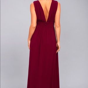 Burgundy Maxi Dress